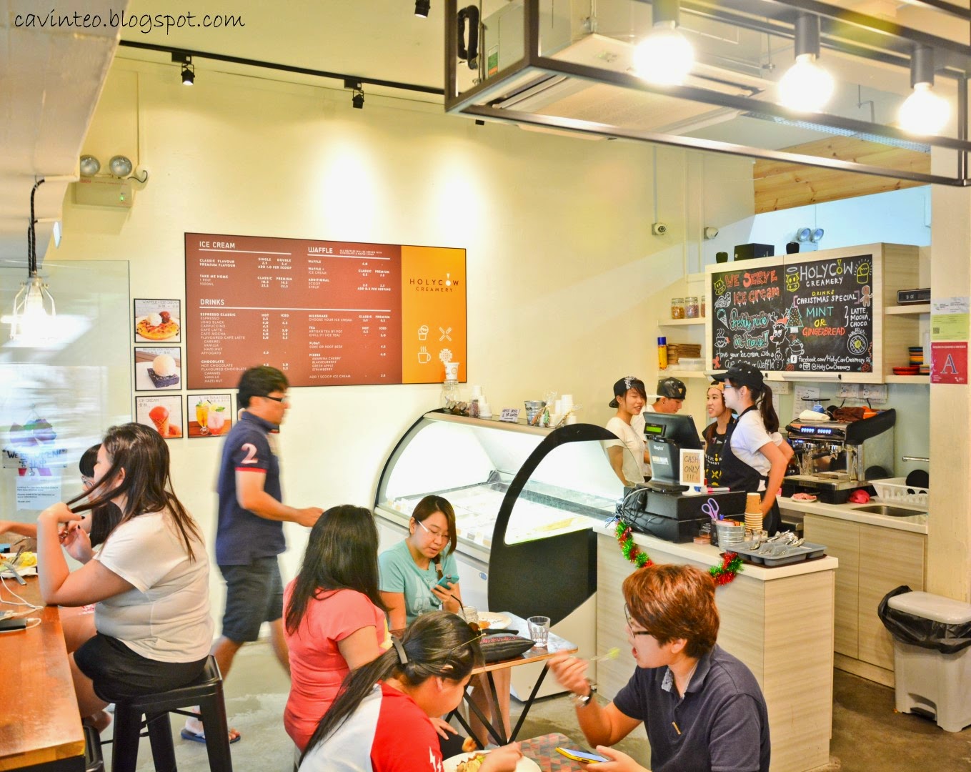 Entree Kibbles Holy Cow An Ice Cream Creamery Cafe in the Midst of